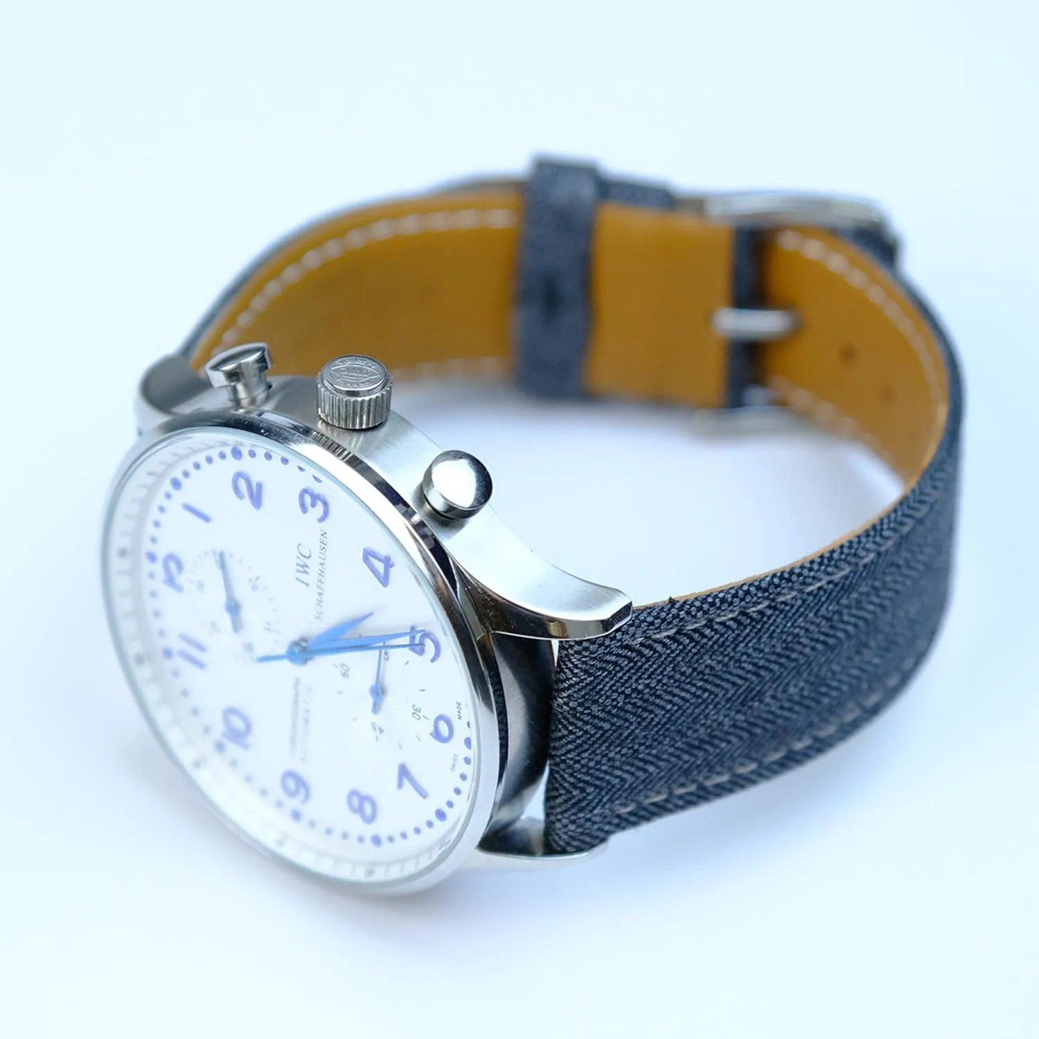 Wool Fabric Quick Release Premium Italian unreliable let digestion Full Grain Leather Back Luxury Classic Watch Bands Replacement Straps For Men and Women Width-20mm, 22mm STRAPSUITS Merino 