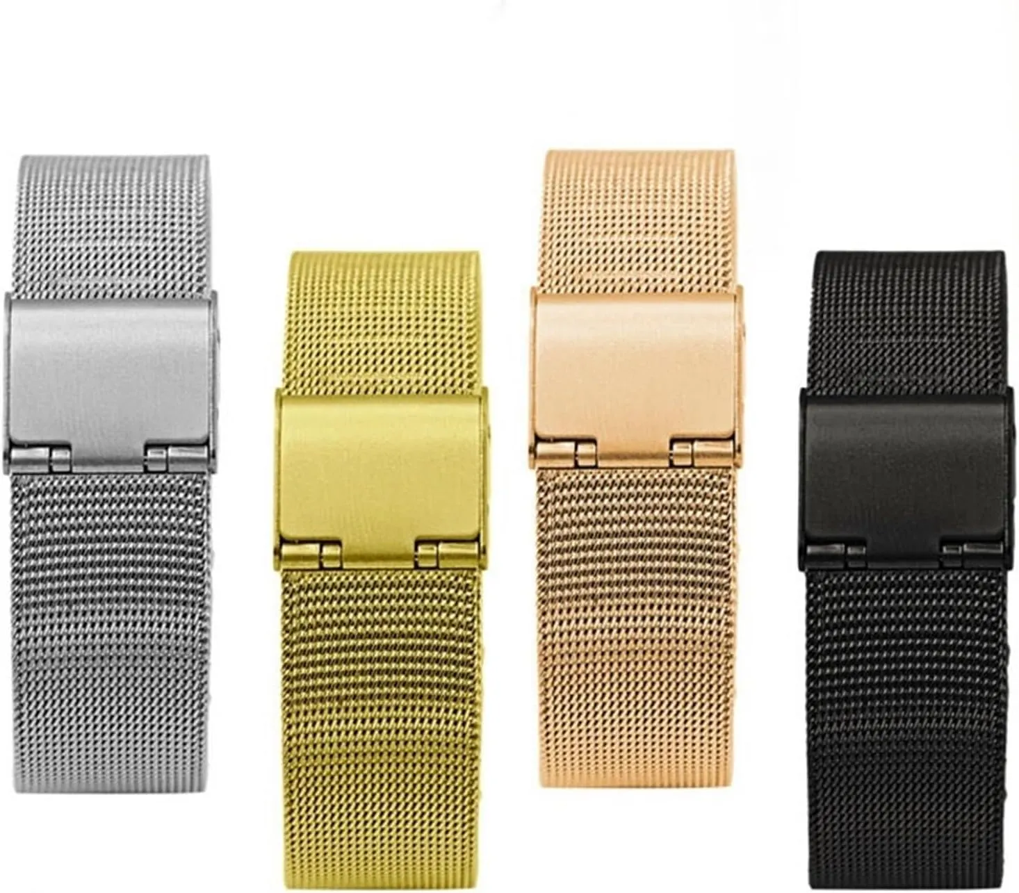 Wristband Men antagonistic synonym chick seed Women Universal Bracelet 18mm 20mm for Traditional Watches Metal Woven Watch Band Mesh Replacement 