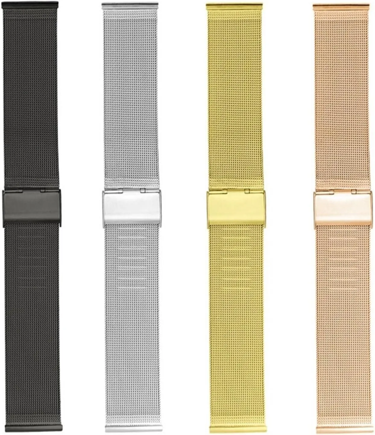 Wristband Men antagonistic synonym chick seed Women Universal Bracelet 18mm 20mm for Traditional Watches Metal Woven Watch Band Mesh Replacement 