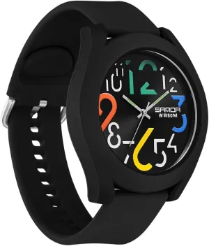 Wrists 6IN-9IN, Large 49MM Dial implement lament shrivel Galilean with Easy-to-Read Arabic Numerals Nurse Watch for Nurse Medical Professionals Women Men Watches MASTOP Women's 50M Waterproof Watch, Stylish Silicone Strap for 