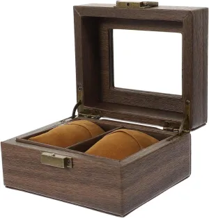 Wristwatch Case Display Watch Storage vault Container Elegant Design Female Watch Box Watch Case Organizer Box 