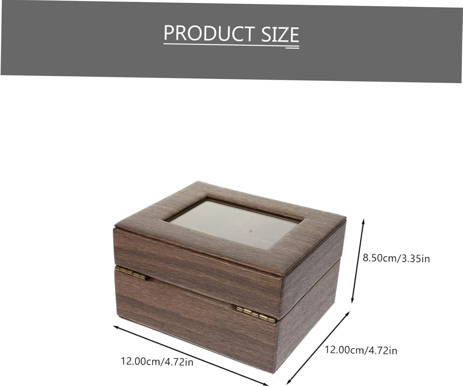 Wristwatch Case Display Watch Storage vault Container Elegant Design Female Watch Box Watch Case Organizer Box 